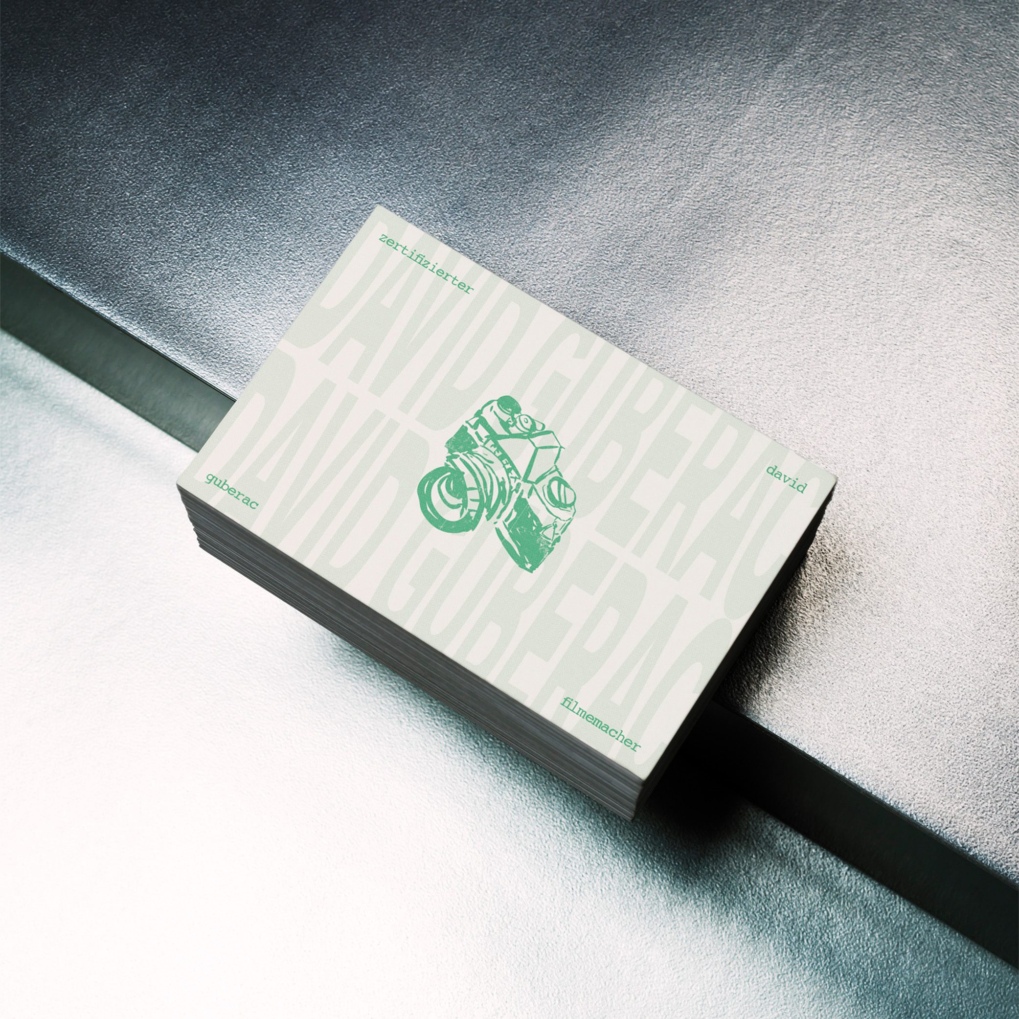 Visitenkarte Design für Filmemacher